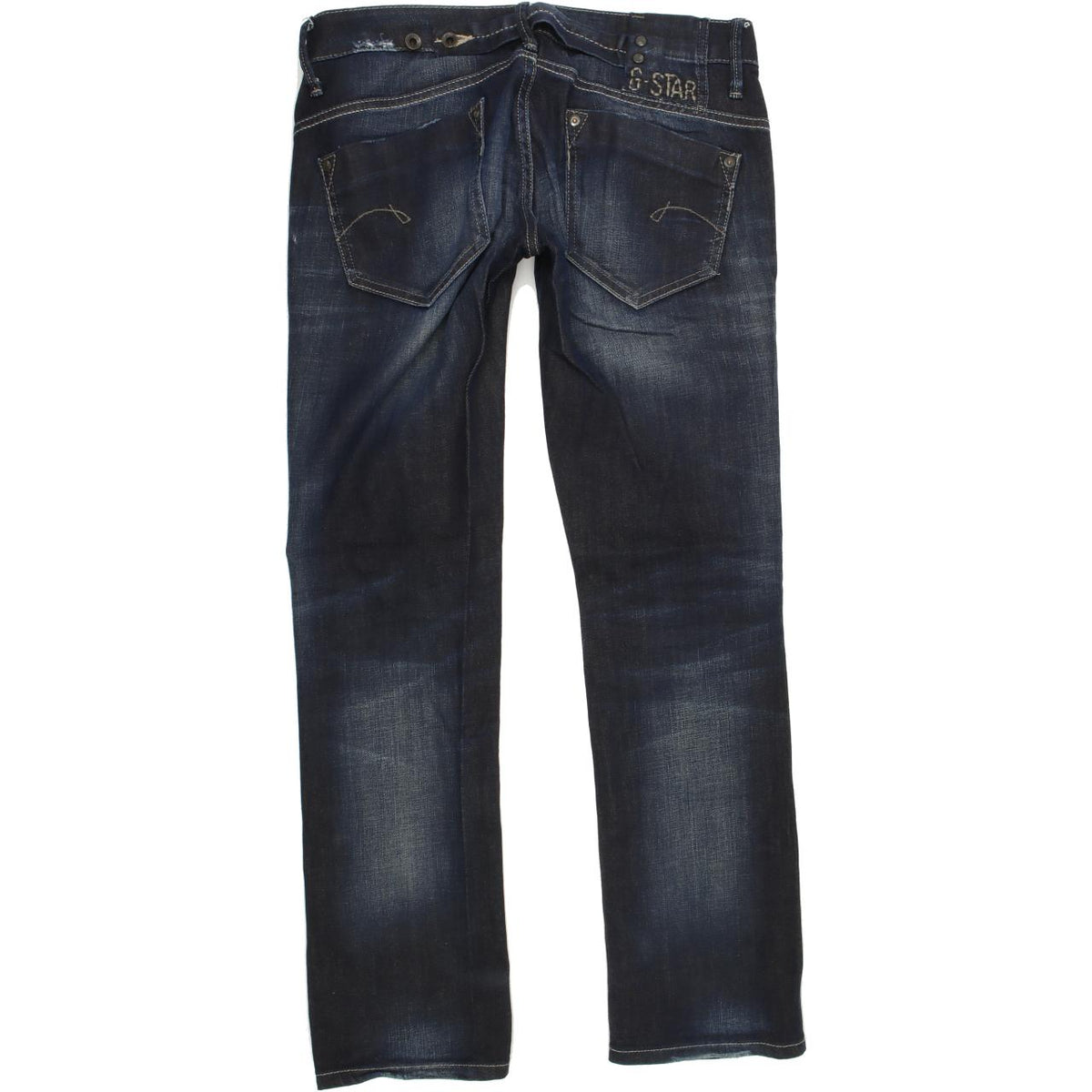G-Star Midge Women Blue Straight Regular Stretch Jeans W29 L30