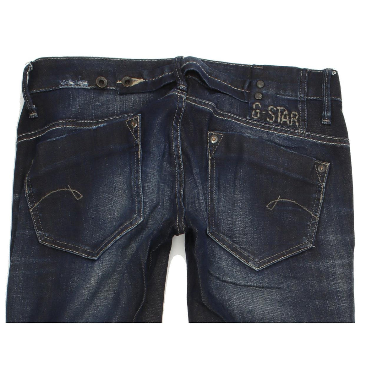 G-Star Midge Women Blue Straight Regular Stretch Jeans W29 L30