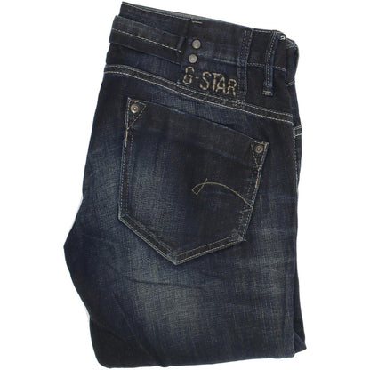 G-Star Midge Women Blue Straight Regular Stretch Jeans W29 L30