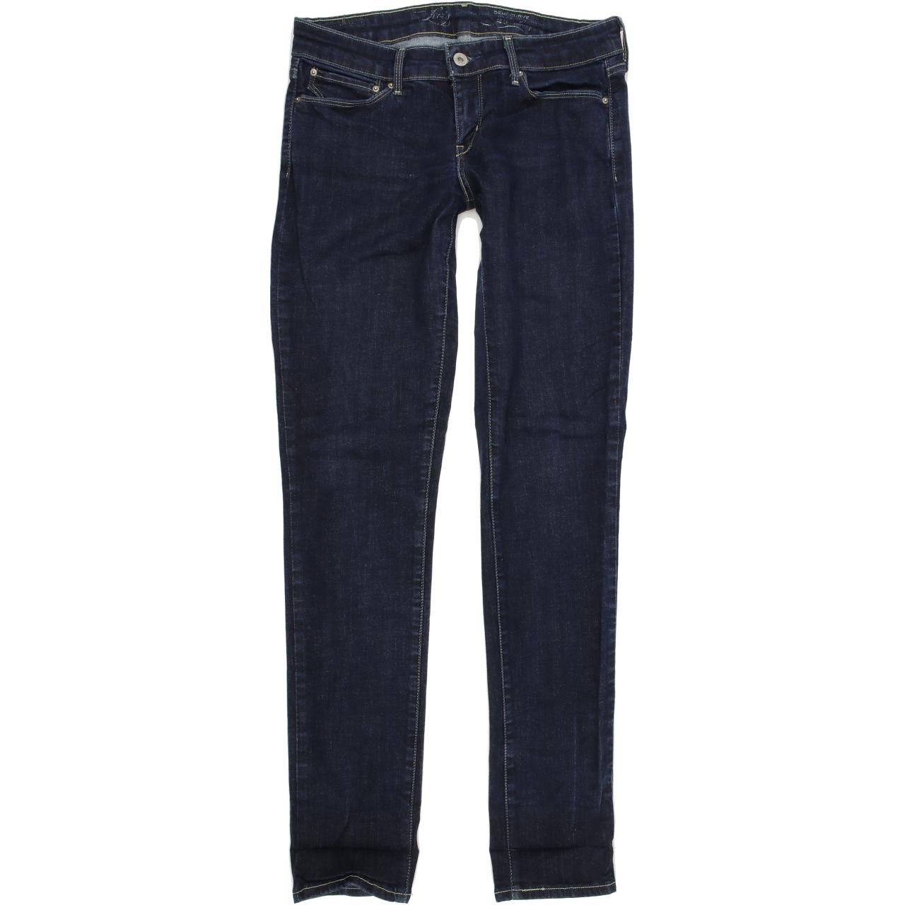 Levi's Demi Curve Women Blue Skinny Slim Stretch Jeans W28 L34