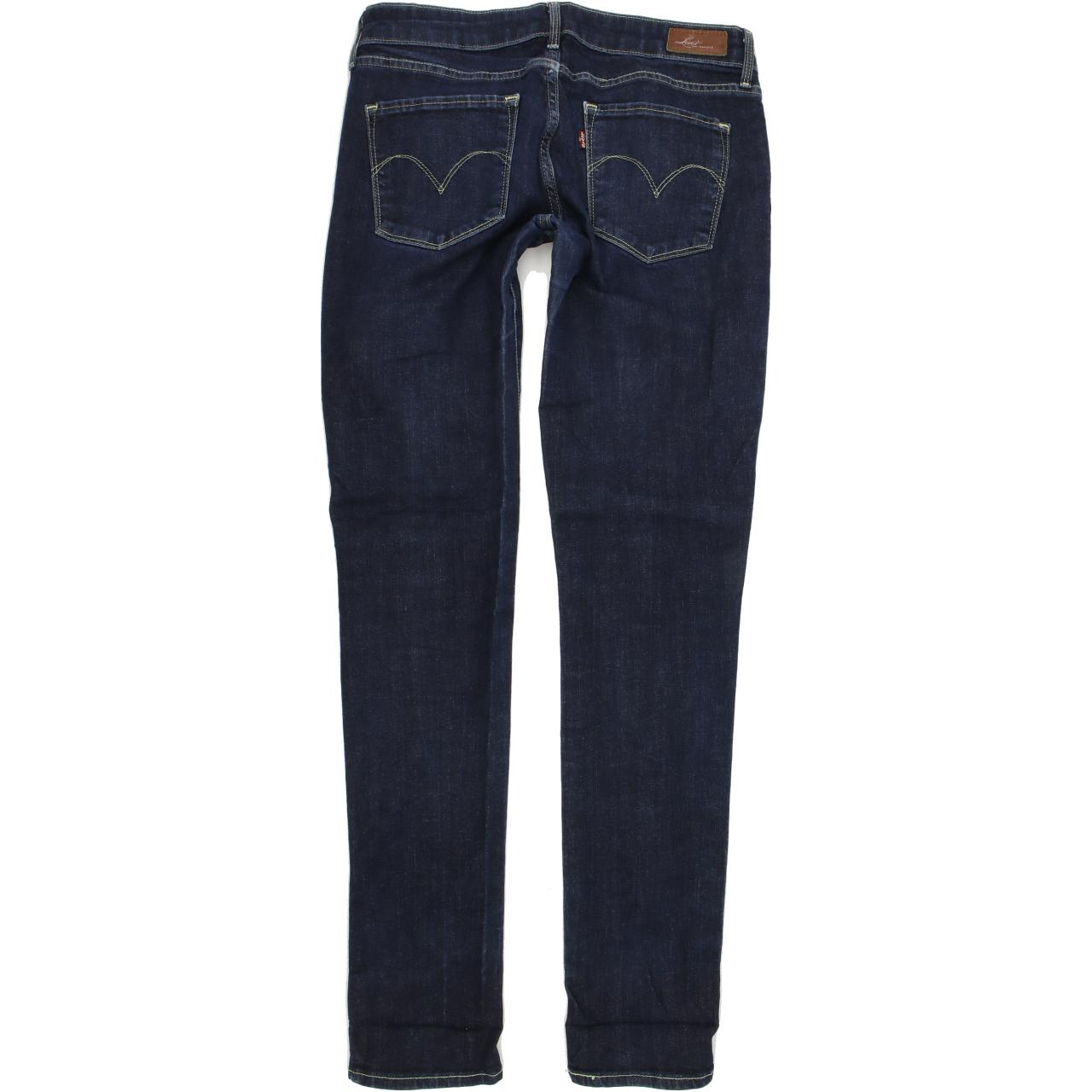 Levi's Demi Curve Women Blue Skinny Slim Stretch Jeans W28 L34