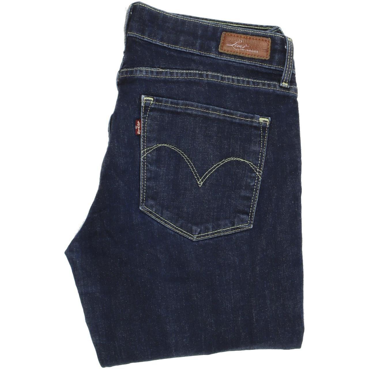 Levi's Demi Curve Women Blue Skinny Slim Stretch Jeans W28 L34