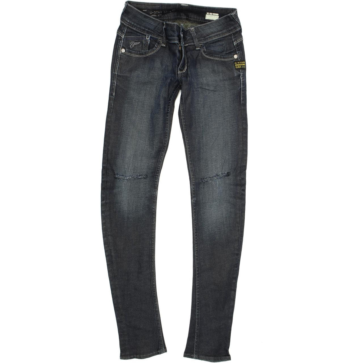 G-Star Lynn Women Blue Skinny Slim Stretch Jeans W26 L30