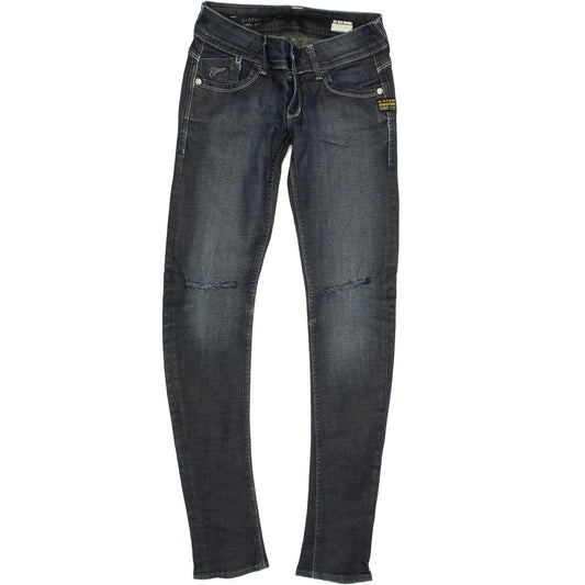 G-Star Lynn Women Blue Skinny Slim Stretch Jeans W26 L30