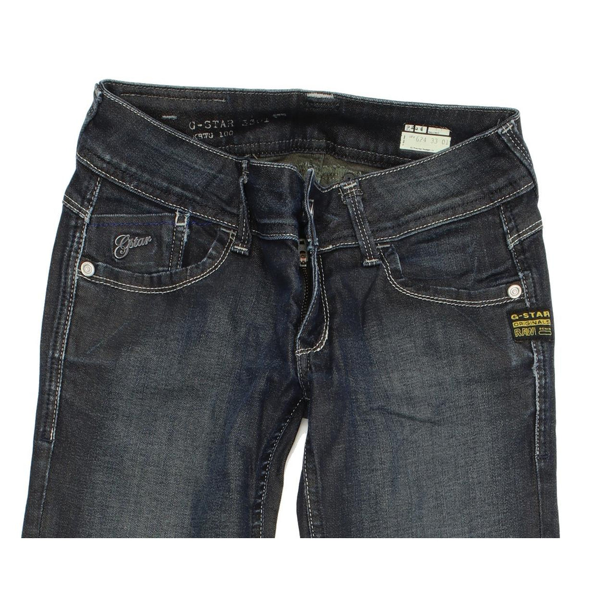 G-Star Lynn Women Blue Skinny Slim Stretch Jeans W26 L30