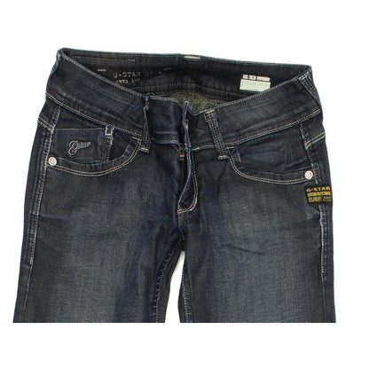 G-Star Lynn Women Blue Skinny Slim Stretch Jeans W26 L30