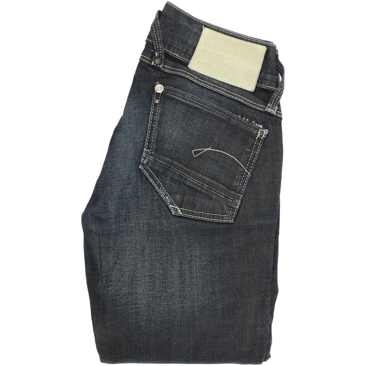 G-Star Lynn Women Blue Skinny Slim Stretch Jeans W26 L30
