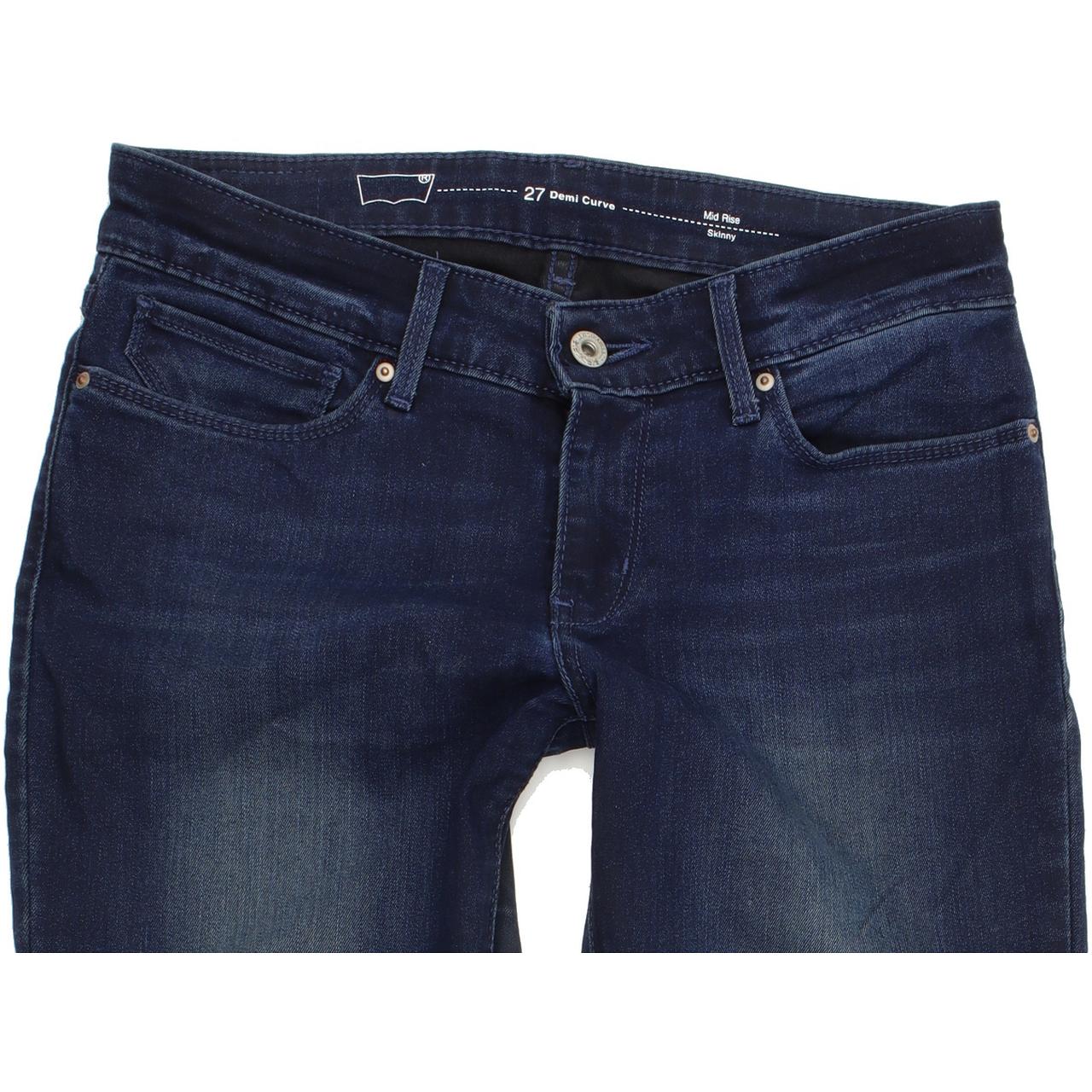 Levi's Demi Curve Women Blue Skinny Slim Stretch Jeans W27 L31