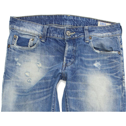 G-Star 3301 Men Blue Tapered Regular Jeans W29 L32
