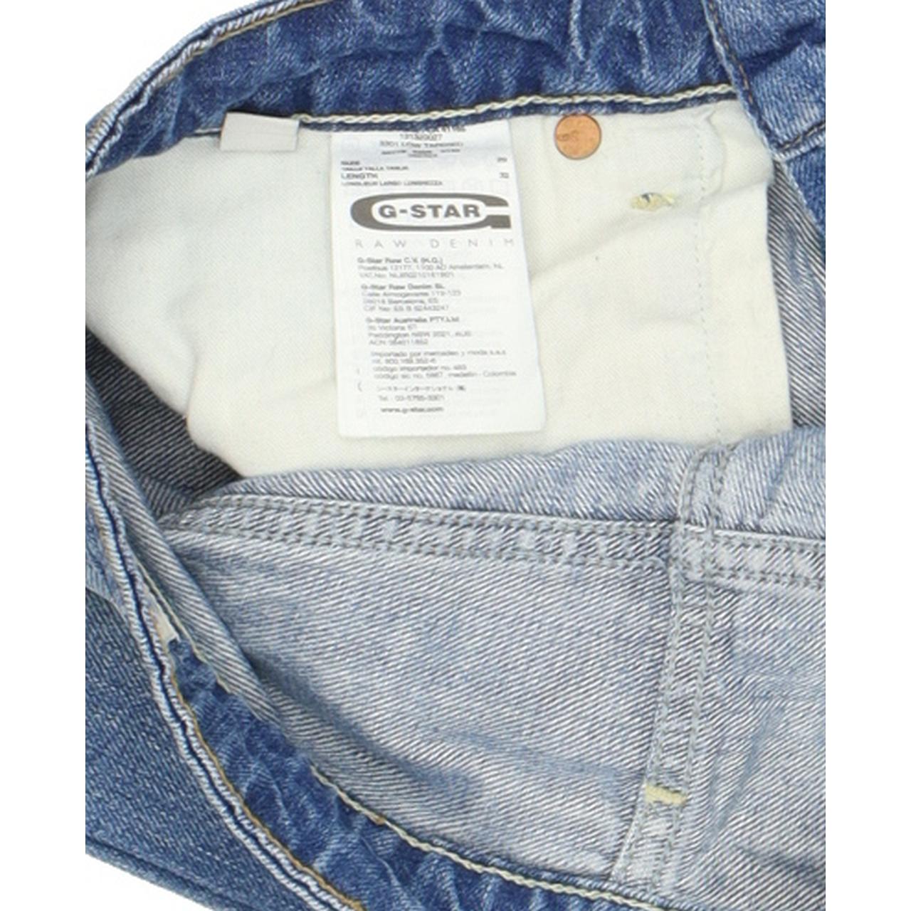 G-Star 3301 Men Blue Tapered Regular Jeans W29 L32