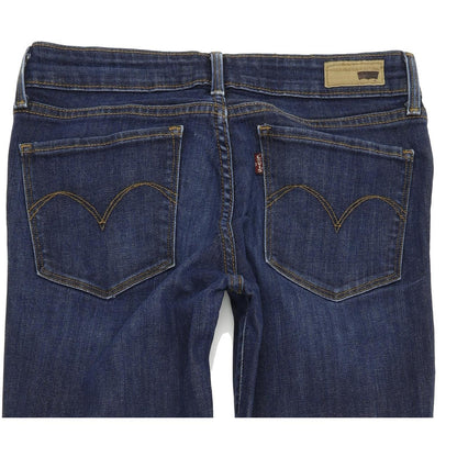 Levi's Demi Curve Women Blue Skinny Slim Stretch Jeans W27 L31
