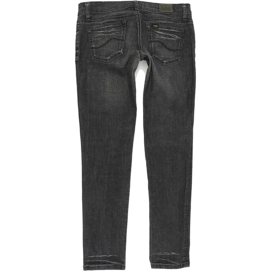 Lee Women Charcoal Skinny Slim Stretch Jeans W31 L30
