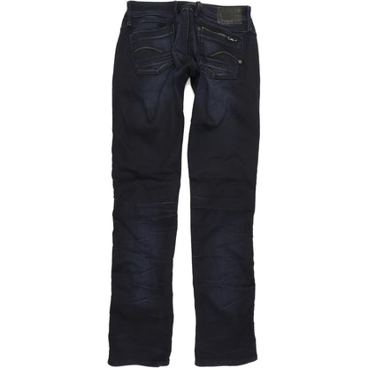 G-Star Women Blue Straight Regular Stretch Jeans W28 L34