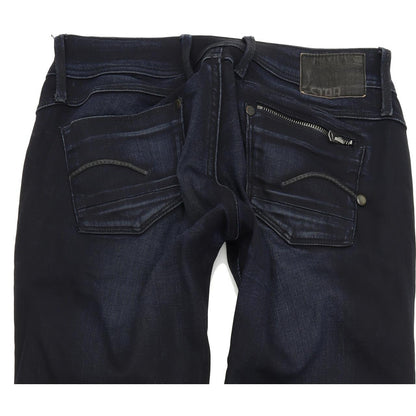 G-Star Women Blue Straight Regular Stretch Jeans W28 L34