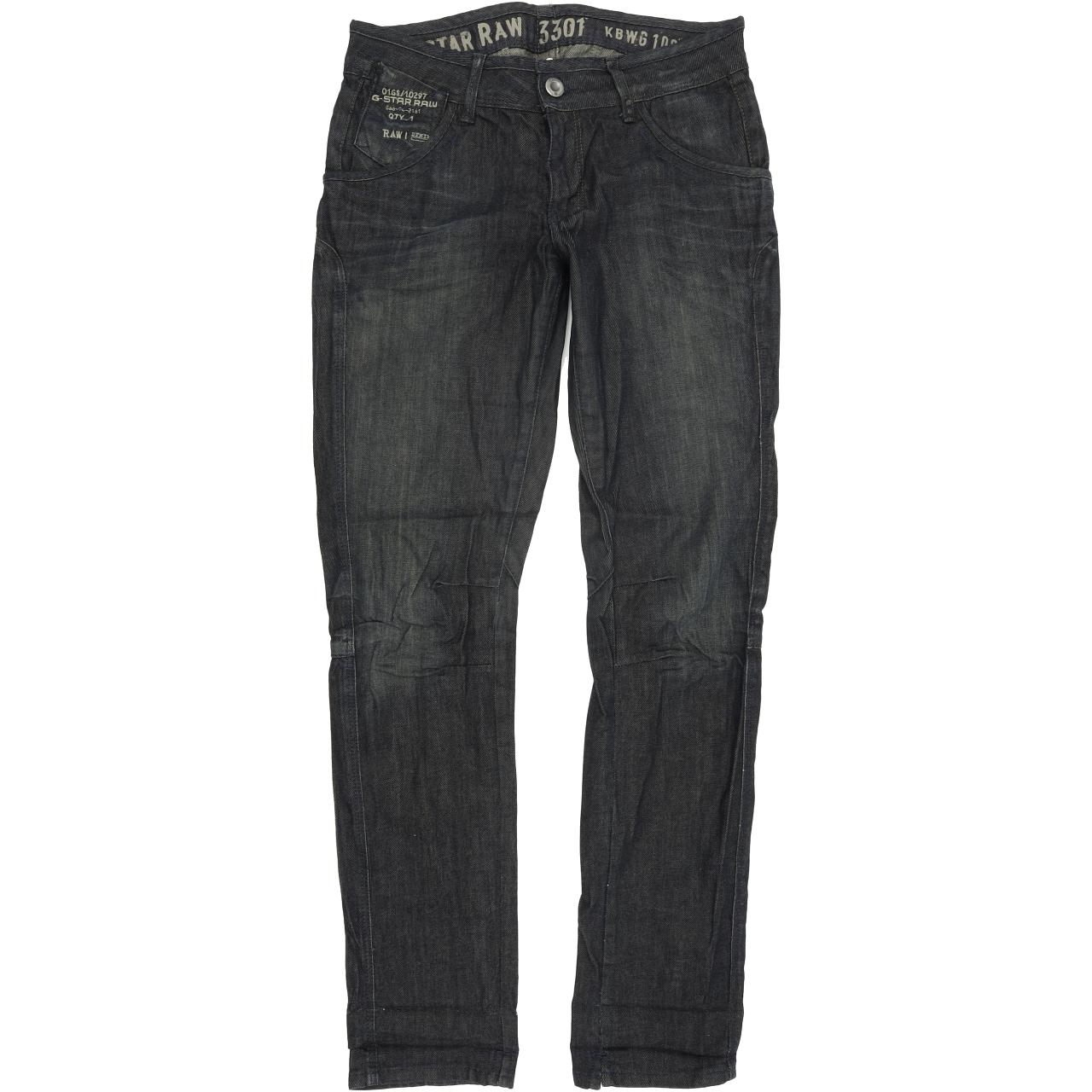 G-Star Jaxon Women Blue Skinny Slim Stretch Jeans W30 L32