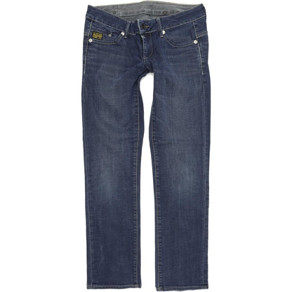 G-Star Midge Women Blue Straight Relaxed Stretch Jeans W29 L30