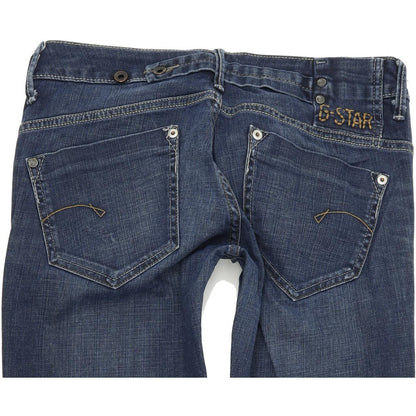 G-Star Midge Women Blue Straight Relaxed Stretch Jeans W29 L30
