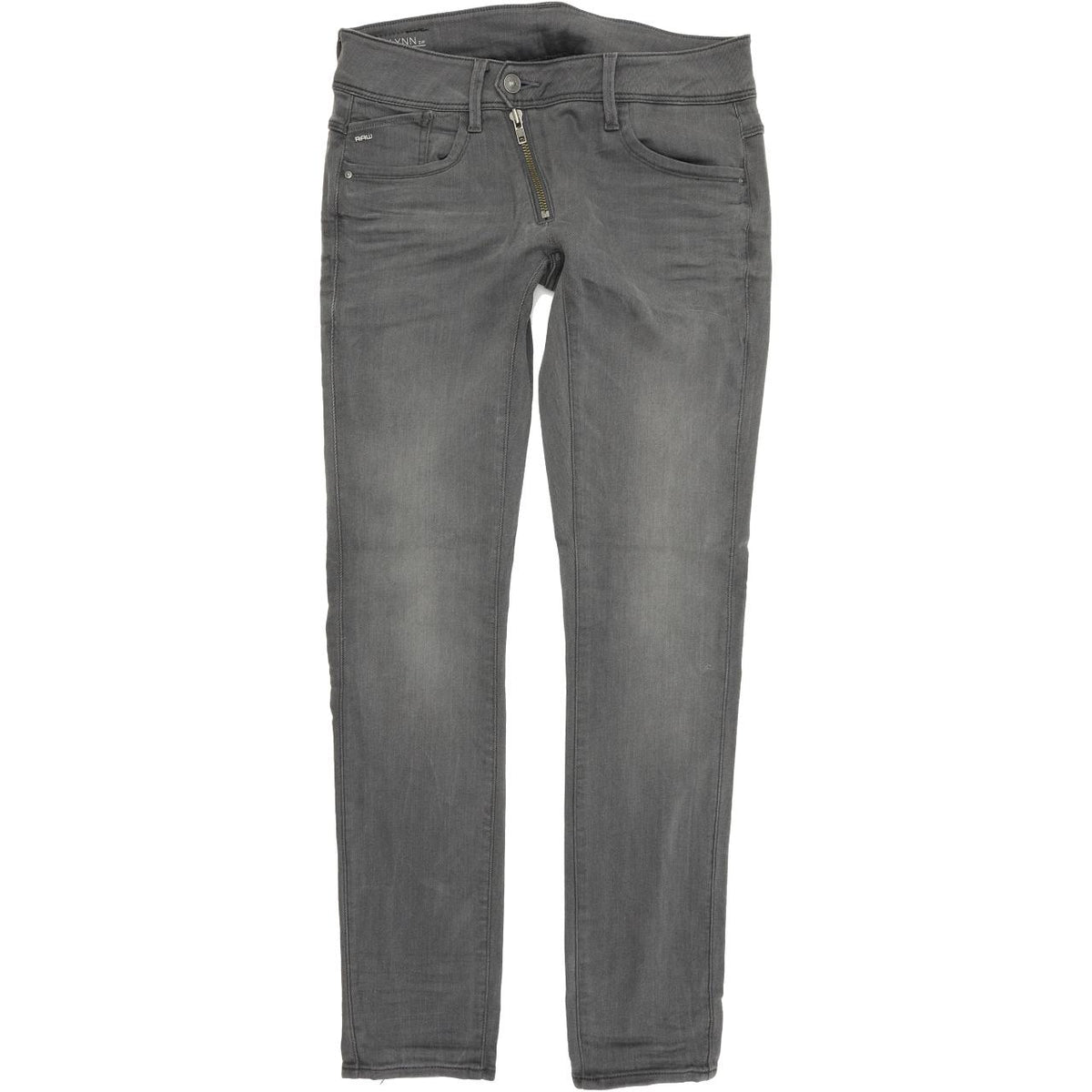G-Star Lynn Women Grey Skinny Slim Stretch Jeans W28 L30