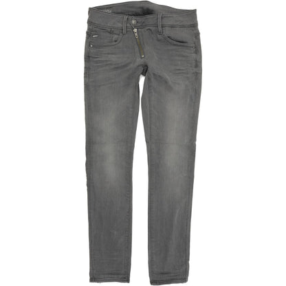 G-Star Lynn Women Grey Skinny Slim Stretch Jeans W28 L30