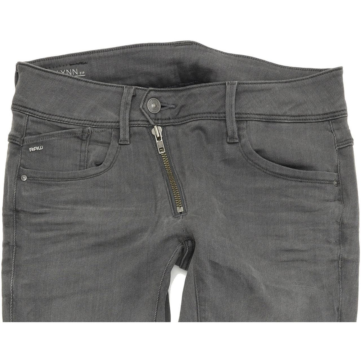 G-Star Lynn Women Grey Skinny Slim Stretch Jeans W28 L30