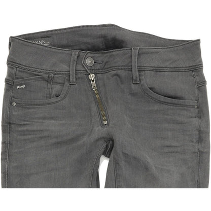 G-Star Lynn Women Grey Skinny Slim Stretch Jeans W28 L30