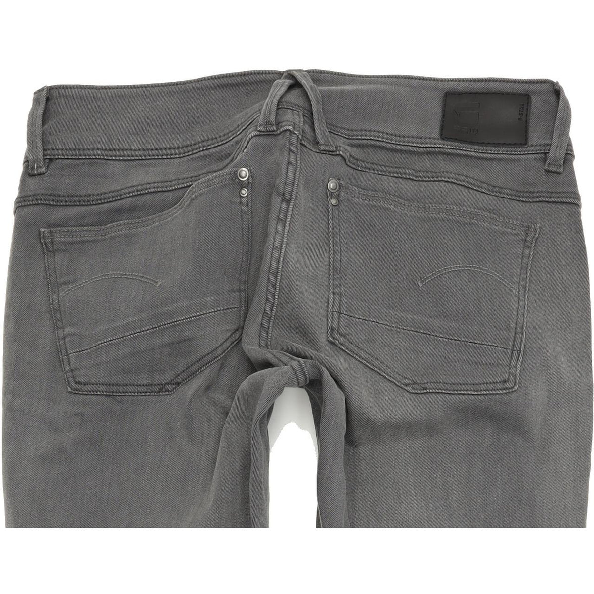 G-Star Lynn Women Grey Skinny Slim Stretch Jeans W28 L30