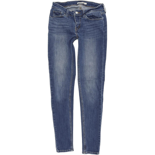 Levi's 535 Women Blue Skinny Slim Stretch Jeans W27 L30