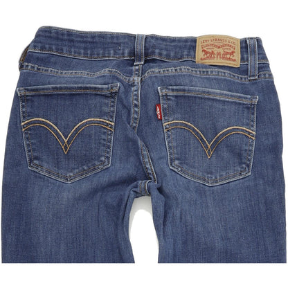 Levi's 535 Women Blue Skinny Slim Stretch Jeans W27 L30