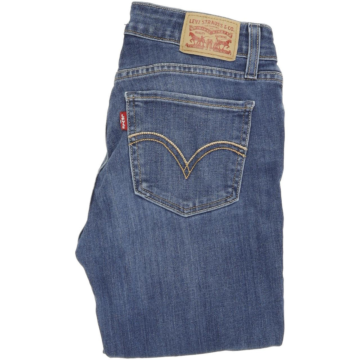 Levi's 535 Women Blue Skinny Slim Stretch Jeans W27 L30
