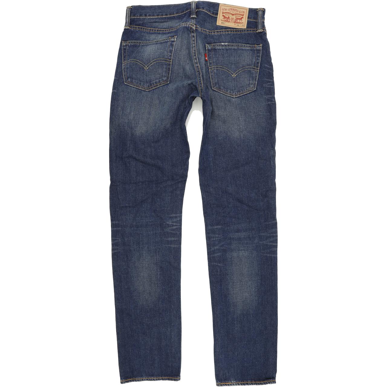 Levi's 511 Men Blue Skinny Slim Jeans W30 L32