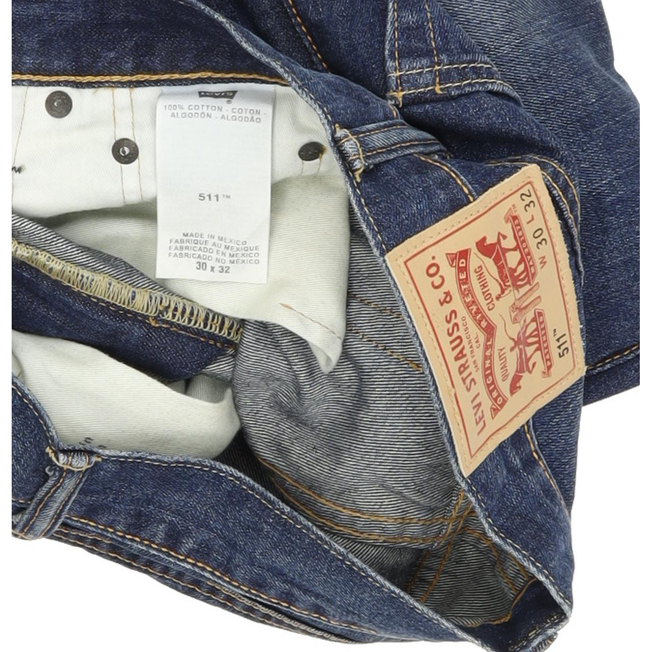 Levi's 511 Men Blue Skinny Slim Jeans W30 L32
