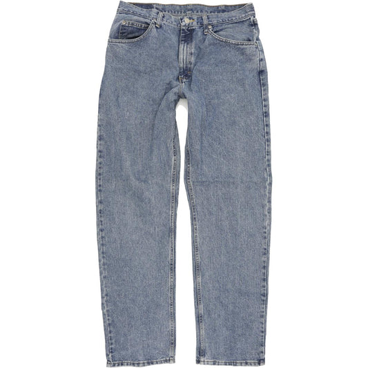 Wrangler Men Blue Straight Regular Jeans W34 L34