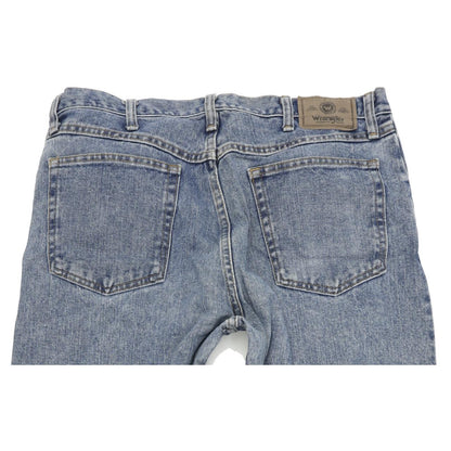 Wrangler Men Blue Straight Regular Jeans W34 L34