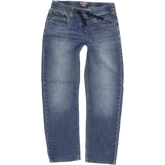Levi's Denizen Kids Women Blue Straight Slim Jegging Stretch Jeans W28 L27