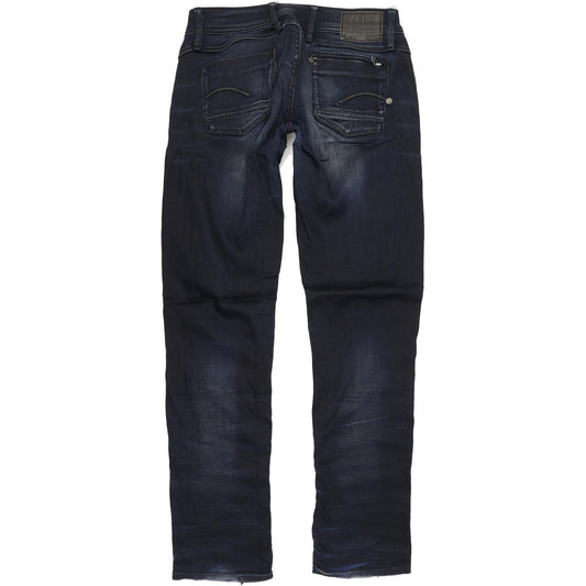 G-Star Attacc Women Blue Straight Regular Stretch Jeans W30 L30
