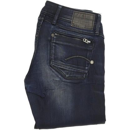 G-Star Attacc Women Blue Straight Regular Stretch Jeans W30 L30