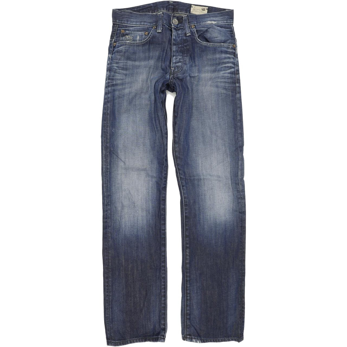 G-Star 3301 Women Blue Straight Regular Jeans W29 L32