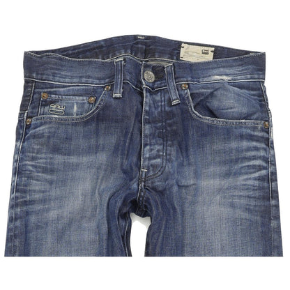 G-Star 3301 Women Blue Straight Regular Jeans W29 L32