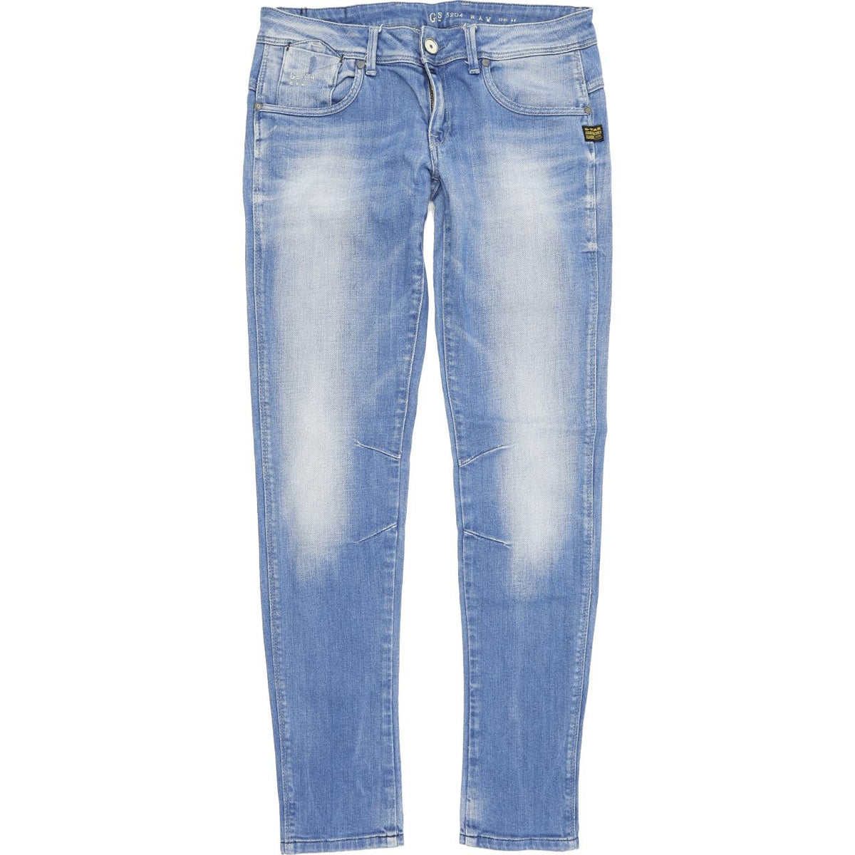 G-Star Women Blue Straight Slim Stretch Jeans W29 L32