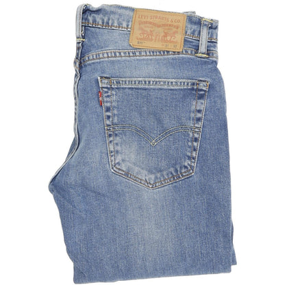 Levi's 511 Men Blue Skinny Slim Stretch Jeans W31 L32