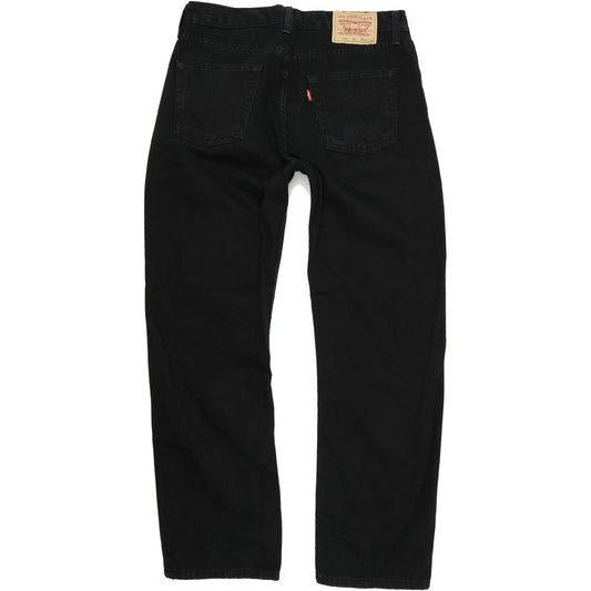 Levi's 751 Men Black Straight Regular Jeans W33 L30