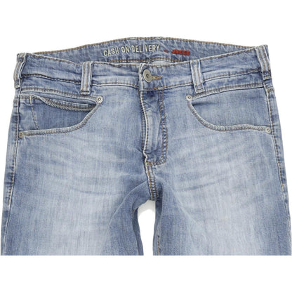 Joker Cash on Delivery Men Blue Skinny Slim Stretch Jeans W34 L32