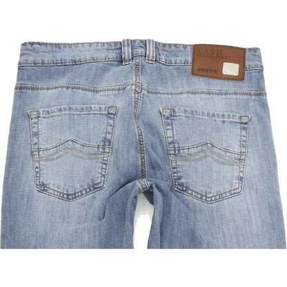Joker Cash on Delivery Men Blue Skinny Slim Stretch Jeans W34 L32