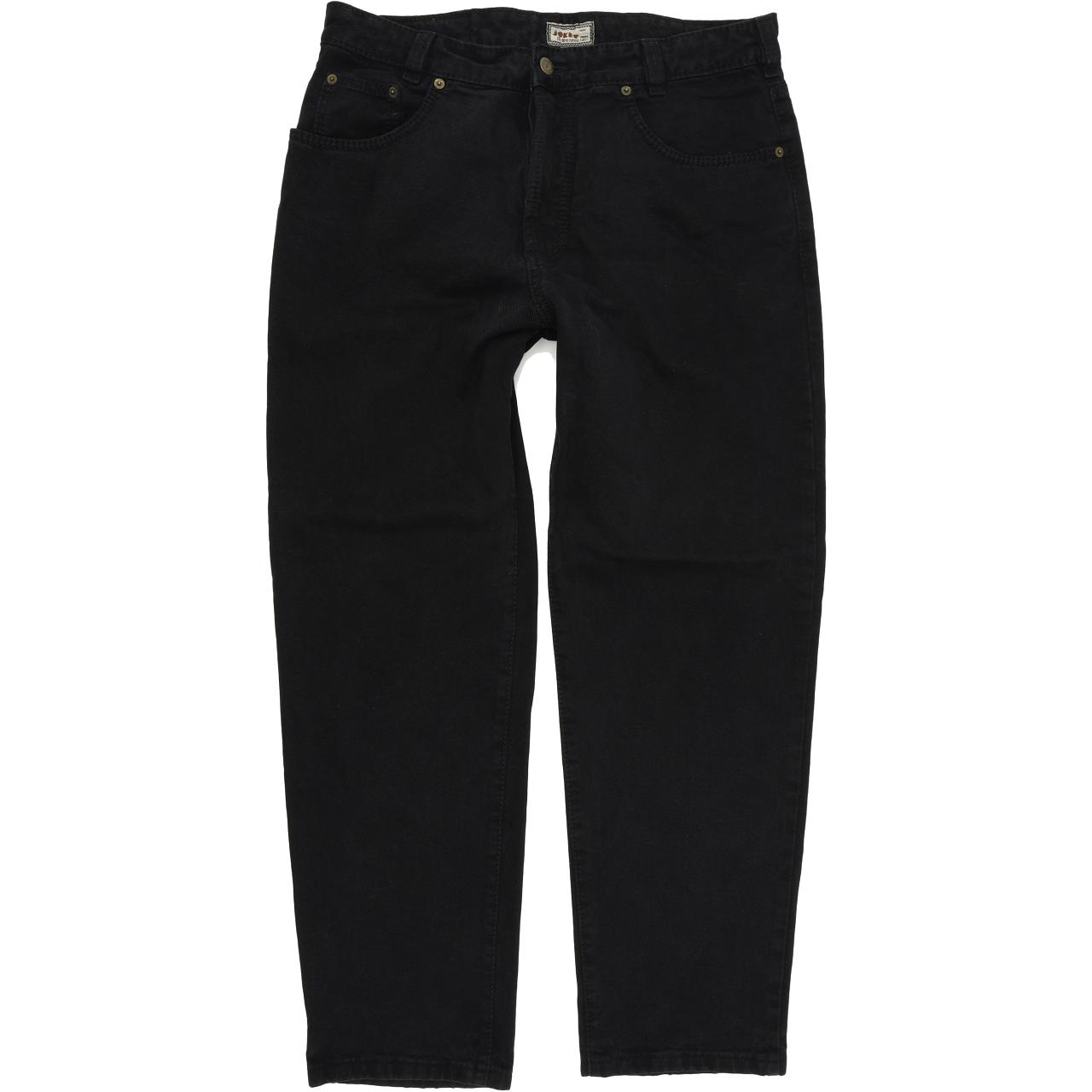 Joker Three Famous Tailors Men Black Straight Regular Jeans W36 L30