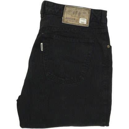 Joker Three Famous Tailors Men Black Straight Regular Jeans W36 L30