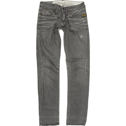 G-Star Core  Women Grey Skinny Slim Stretch Jeans W27 L32
