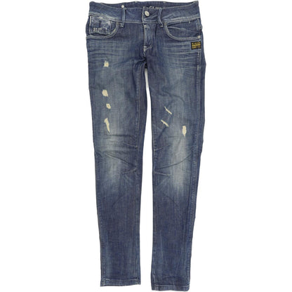 G-Star Fender Women Blue Skinny Slim Stretch Jeans W28 L32