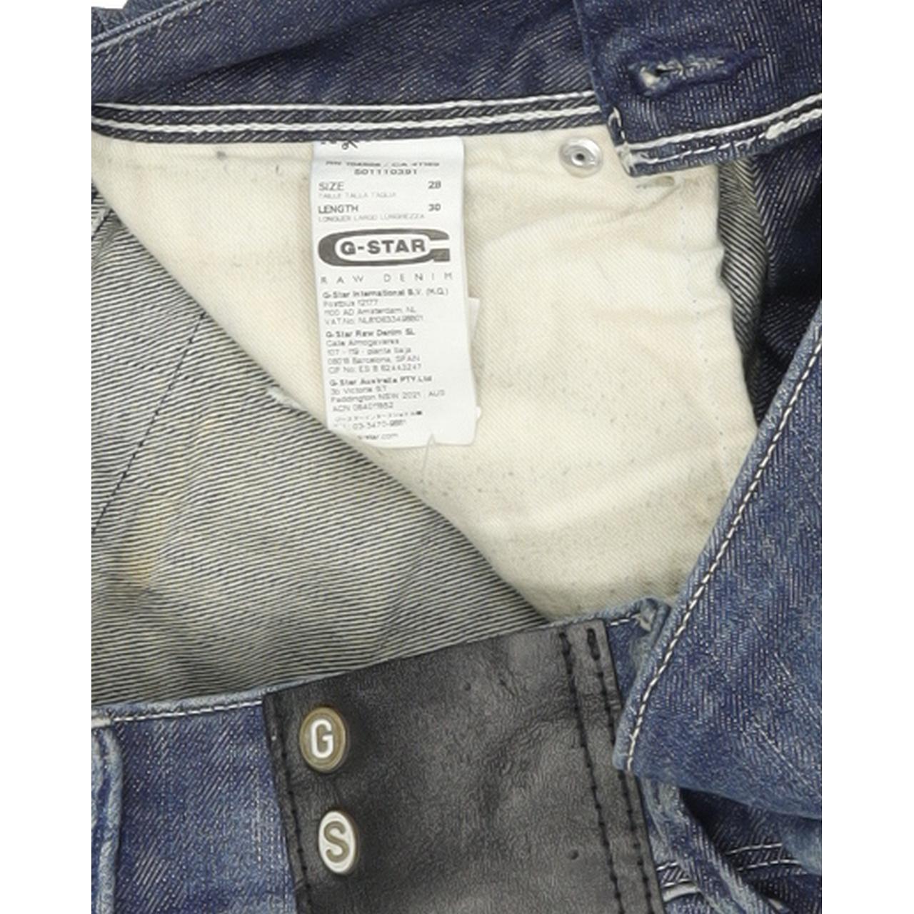 G-Star Fender Women Blue Skinny Slim Stretch Jeans W28 L32