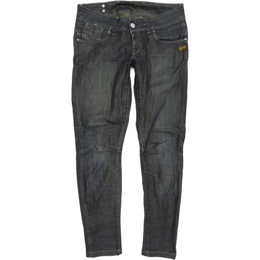 G-Star Fender Women Blue Skinny Slim Stretch Jeans W28 L30