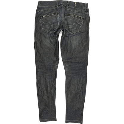 G-Star Fender Women Blue Skinny Slim Stretch Jeans W28 L30